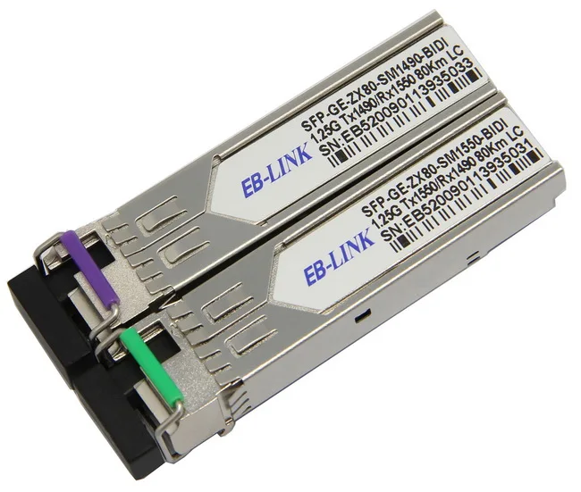 

For Cisco Compatible GLC-BX-U80 GLC-BX-D80,1490/1550nm 1.25G 80km WDM BIDI SFP Transceiver module