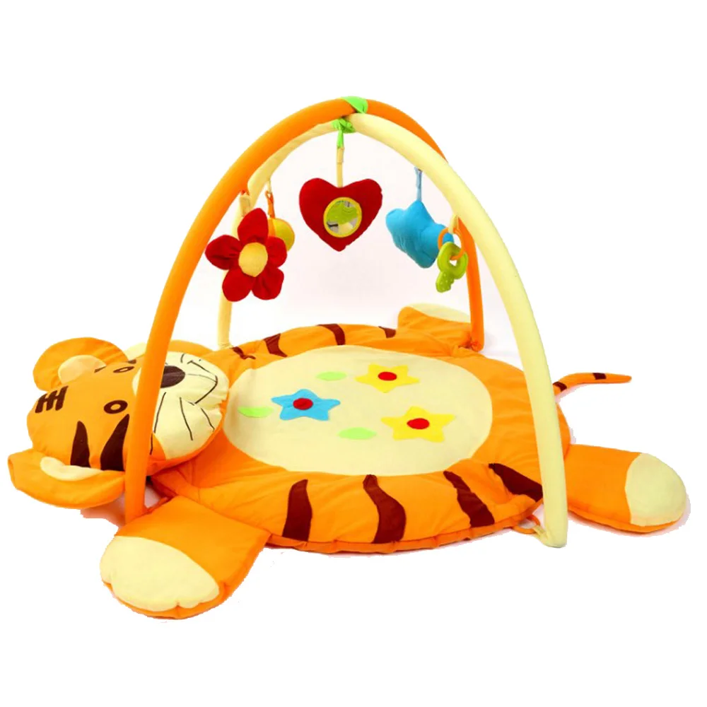 Baby Play Mat 90*90*50cm Kids Rug Educational Carpet Playmat Baby Activity Gym Tiger Mat Toys