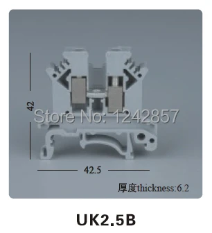 

UK 2.5B UK16N UK25N CE approval Din rail UK Series universal terminal blocks/connection terminal UK-2.5B replace Phoenix