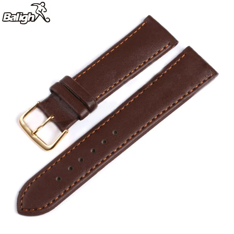 Newest Fashion Relogio Strap Black And Coffee Genuine Leather Alligator Crocodile Grain Watch Band