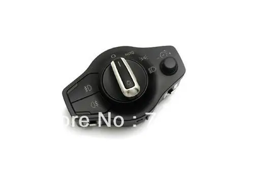 

Car Styling Chrome Euro Head Light Switch AUTO Version For Audi A4 B8 A5 Q5