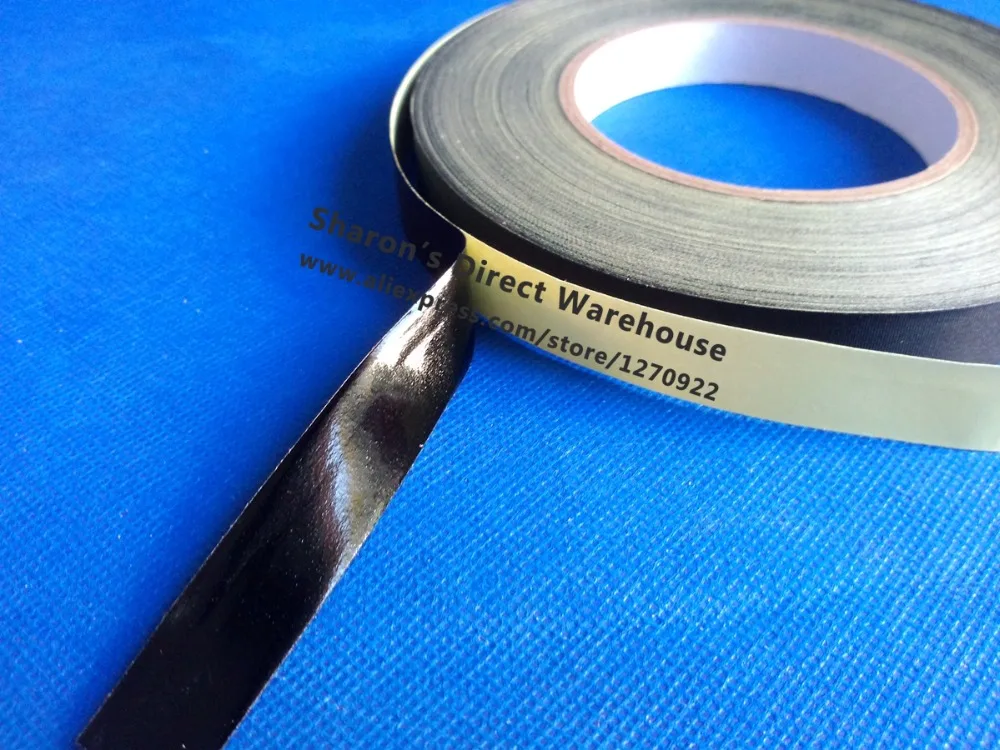 (5mm~60mm width Choose) Black Acetate Cloth Single Adhesive Tape Insulate for Motor Coil Wire LCD, Black Fabric&Glue 30M