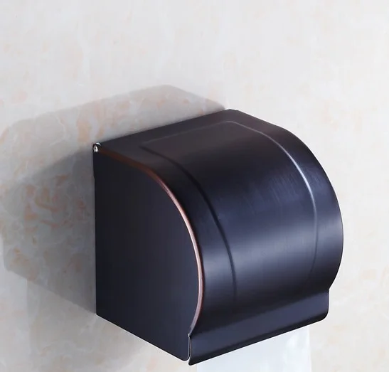 Oil Rubbed Bronze bathroom tissue box holder, European Toilet paper roll holders wall mount, Kitchen waterproof paper holder box