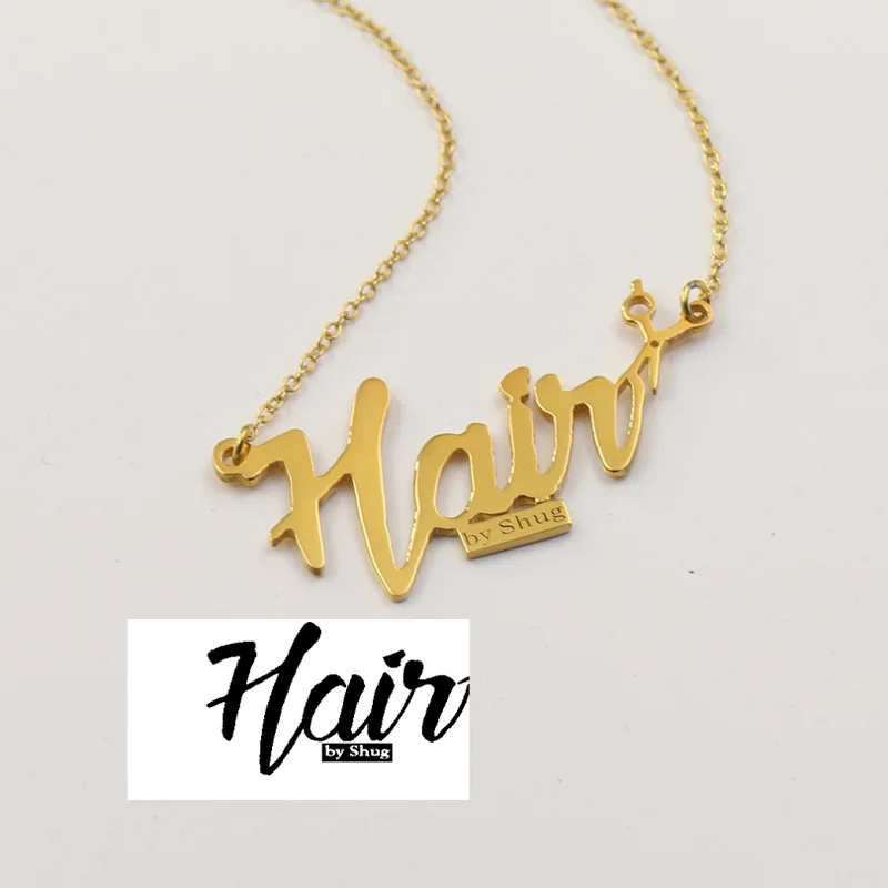 Personalized Name Necklace Customized Nameplate Men Necklace with Rollo Chain Wholesale