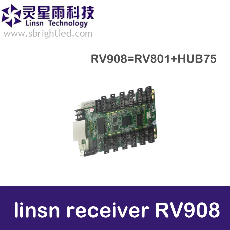 Linsn RV908M32 RV908H32 Receiving controller card  for full color display,5pcs to sell