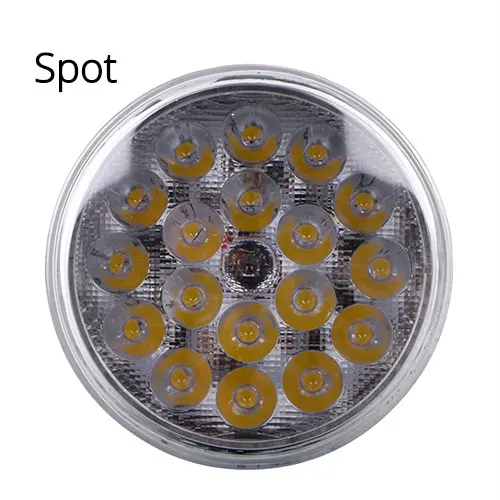 TC-X 1 Piece  4.5inch Par36 LED work Light Spot Flood Roundlights 12V 24V for Off Road Tractor Truck ATV Trailers Boat Wholesale
