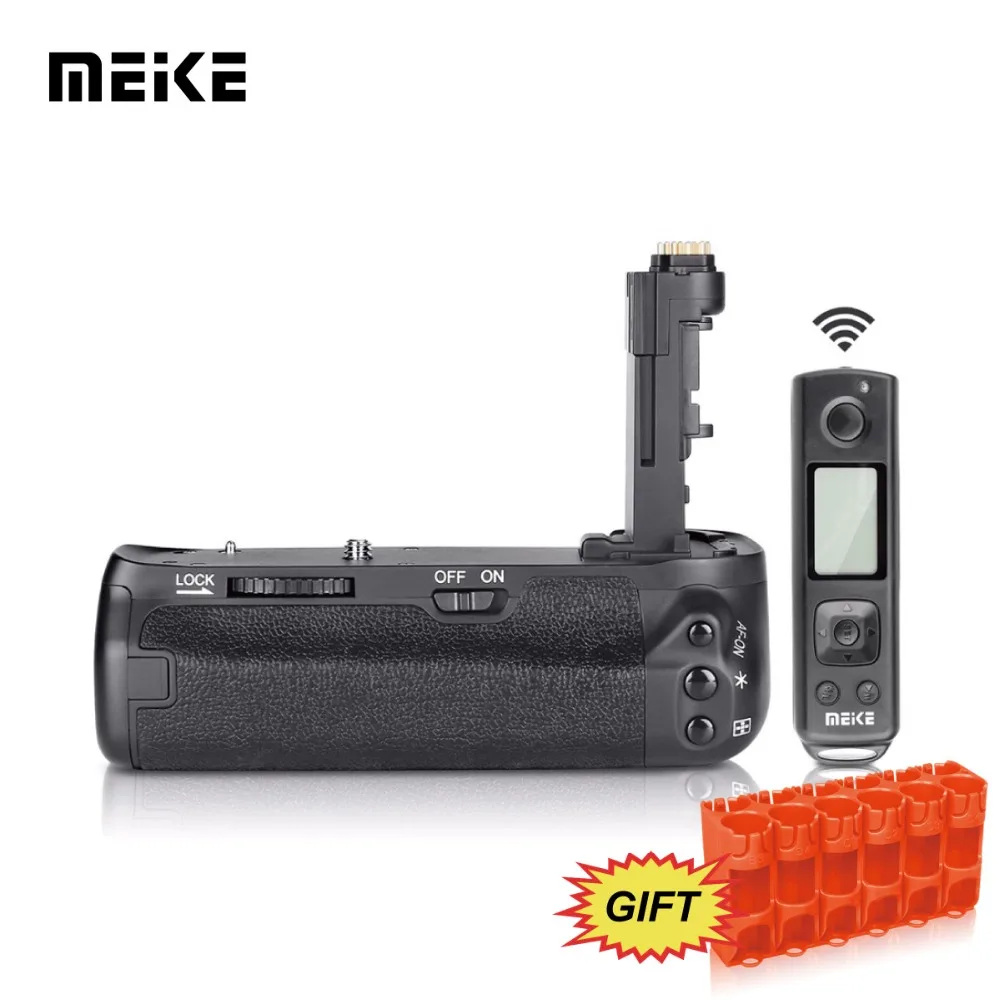 

Meike MK-6D2 Pro Battery Grip Built-in 2.4GHz Remote Controller to Control shooting Vertical-shooting Function for Canon 6D II