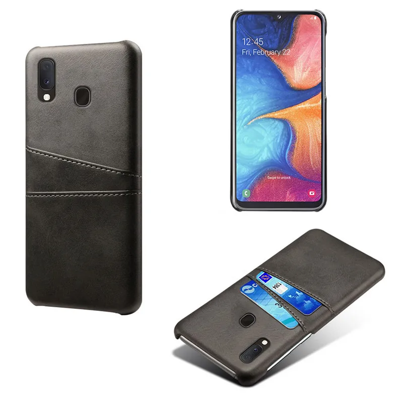 Case For Samsung Galaxy A20E A80 A70 A60 A50 A10 A20 A30 A40 Card Slots Cover PU Leather+PC Back Cases For Samsung M10 M20 M30