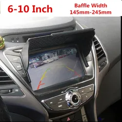 6-10 Inch Universal Car GPS Navigation Light Cover Barrier GPS Navigator Sun Visor Sunshade Width 145-245mm