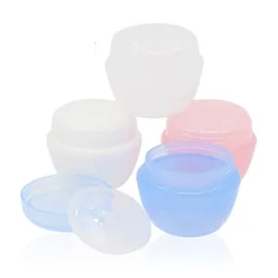 1Pc 50g My Refillable Bottles Mini Empty Jar Pots Cosmetic Makeup Inner Lid Face Cream Lip Balm Container