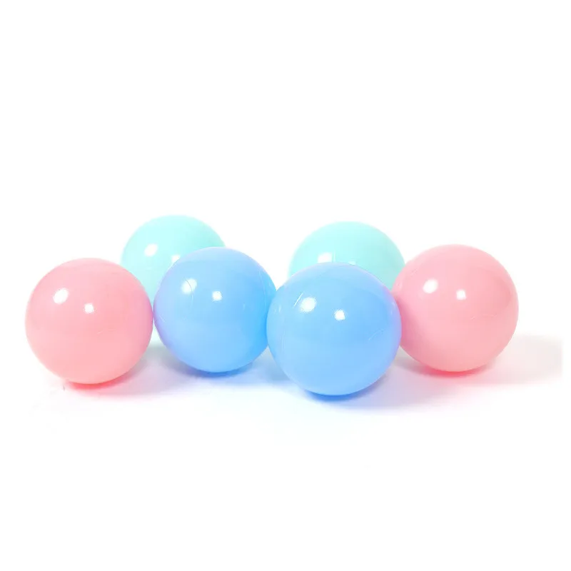 100 pcs/lot Eco-Friendly Colorful Ball Soft Plastic Ocean Ball Funny Baby Kid Swim Toy Water Pool Ocean Wave Ball 7cm