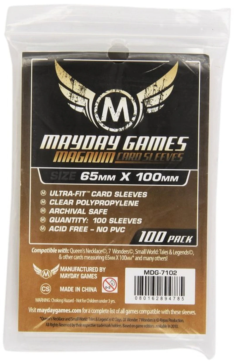 Mangas Protetora para Jogos de Tabuleiro, Clear Cards Sleeves, MAYday Card, 500 Cards