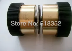 Guangming 007 Guide Wheel Assembly with Brass Sleeve/ Seat and NMB 625 Bearings dia.50xL80mm for Ningbo Fumao Wire Cut EDM Parts