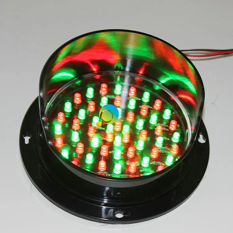 DC12V or DC24V OEM Design 125MM Mini School Teaching Signal Bi-Color Red Green Traffic Light