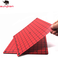 3D Printer Parts Heat Hot Bed Sticker Coordinate Printed Surface Build Sheet Plate 220x220mm For Anet A6 A8 Tarantula Ender-3