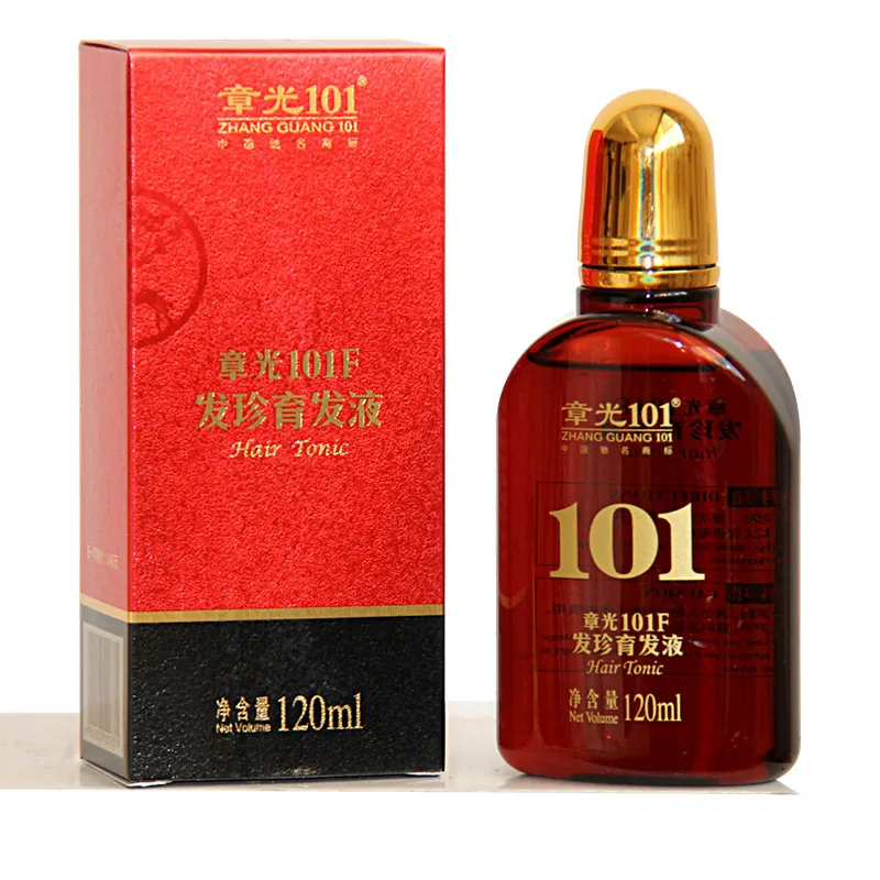 Famosa formula Zhang Guang 101F (tonico nutriente per capelli) 3 x120ml terapia della medicina cinese trattamento anticaduta per capelli