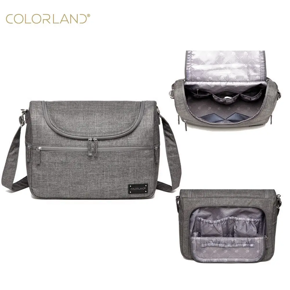 COLORLAND Diaper Bag For Mom Mother Messenger Hobos Multifunction Waterproof Maternity Bag For Bebe Baby Changing Nappy Bag