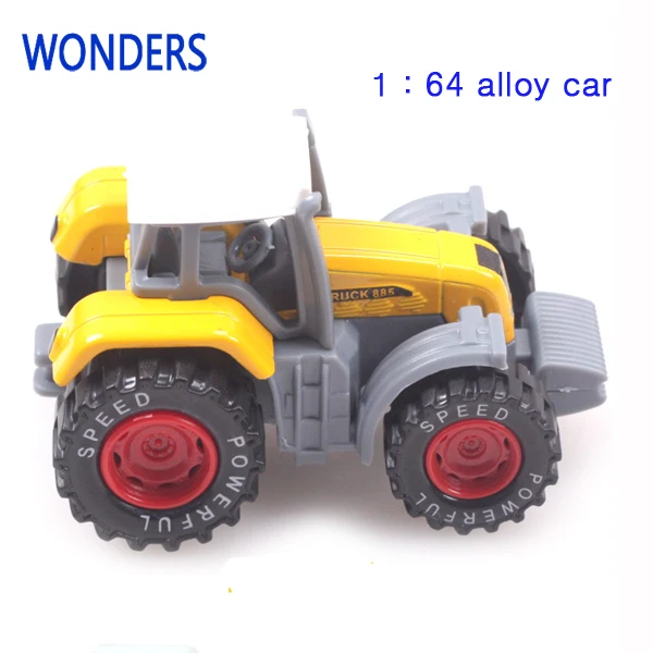 New arrival Tractor toy Alloy Rural Truck Utility Terrain Vehicle Farm Alloy Tractor Truck Model Child Metal Model Farm Vehicles