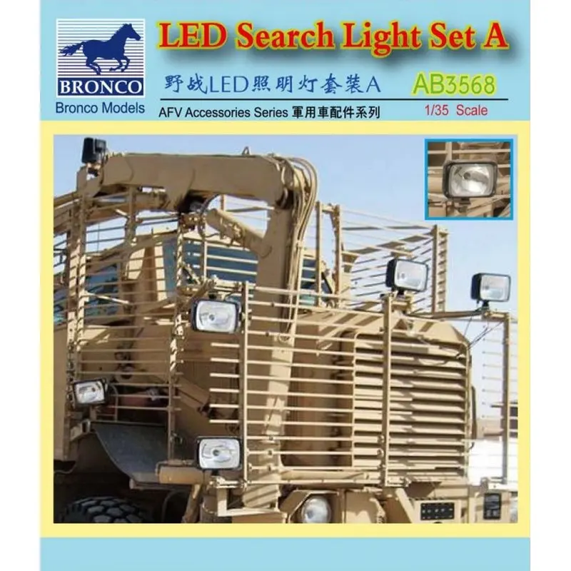 

BRONCO AB3568 1/35 LED Search Light Set A - Scale Model Kit