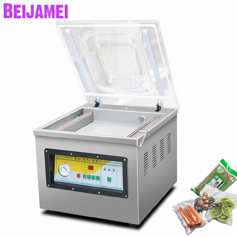 

BEIJAMEI Automatic Vacuum Sealer Packing Food Saver Machine Kitchen Food Meat Grains Vacuum Sealing Packer