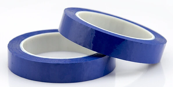 1 roll (15mm*66M*0.06mm) PET High Temperature Insulating Anti-Flame Adhesive Mylar Tape for Transformer blue