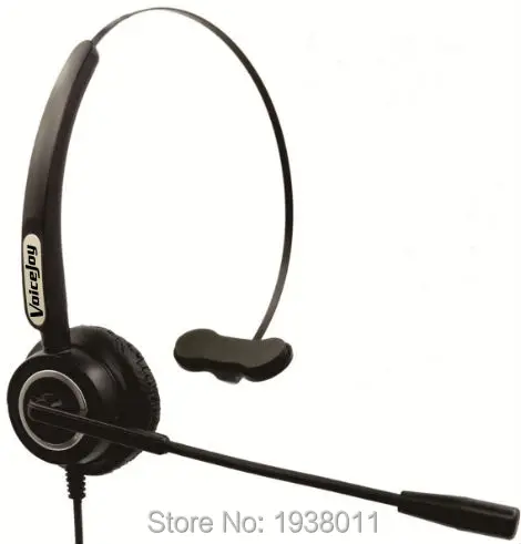 Call Center Telephone Headset Headphone with Mic for Yealink SIP-T19P T20P T21P T22P T26P T28P T32G T41P T38G T42G T46G T48G