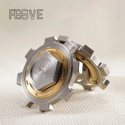 FEGVE Titanium Alloy Gear Fidget Spinner Hand Spinner Finger Spinner Metal  EDC 688 Ceramic Bearings Handspinner Toys Antistress