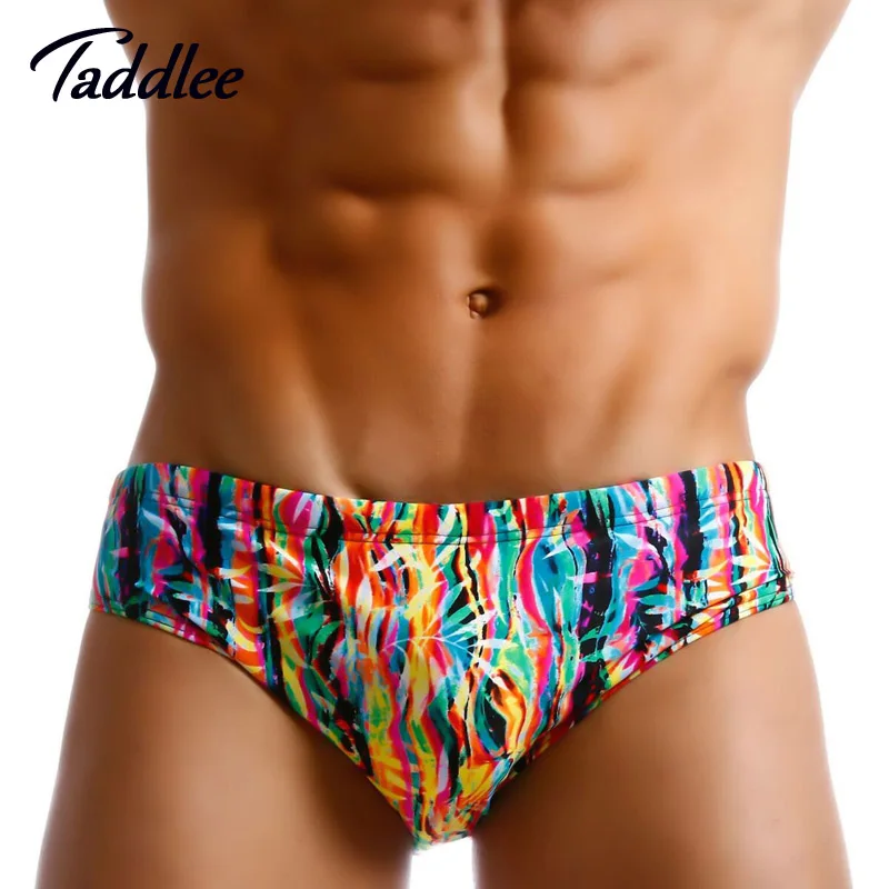 Taddlee Brand Sexy Men Swimwear Swimming Briefs Gay Penis Pouch WJ Pad Pocket Inside Mens Swimsuits Swim Surfing Board Shorts