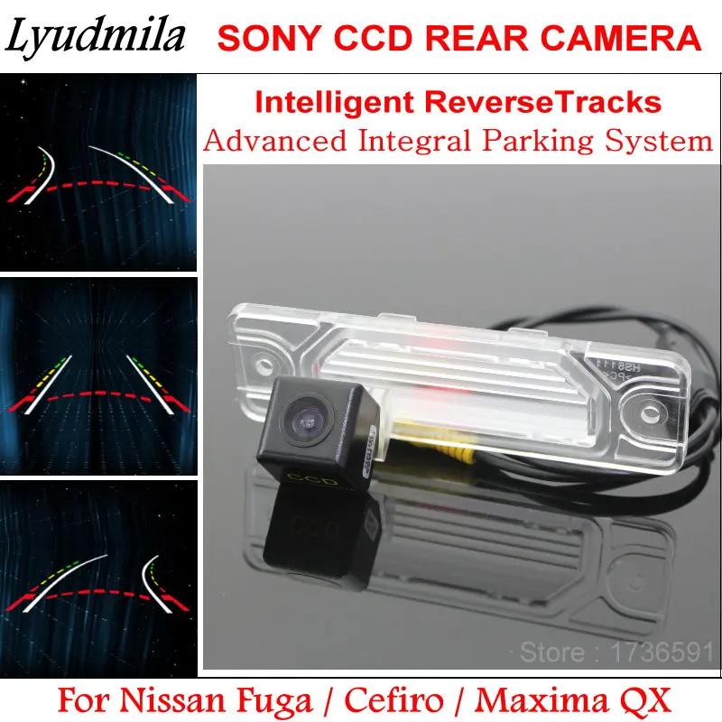 Car Dynamic Trajectory Rear View Camera FOR Nissan Fuga Y51 Maxima QX A33 Elgrand E51 Presage U31 Stagea M35 Car Backup Camera