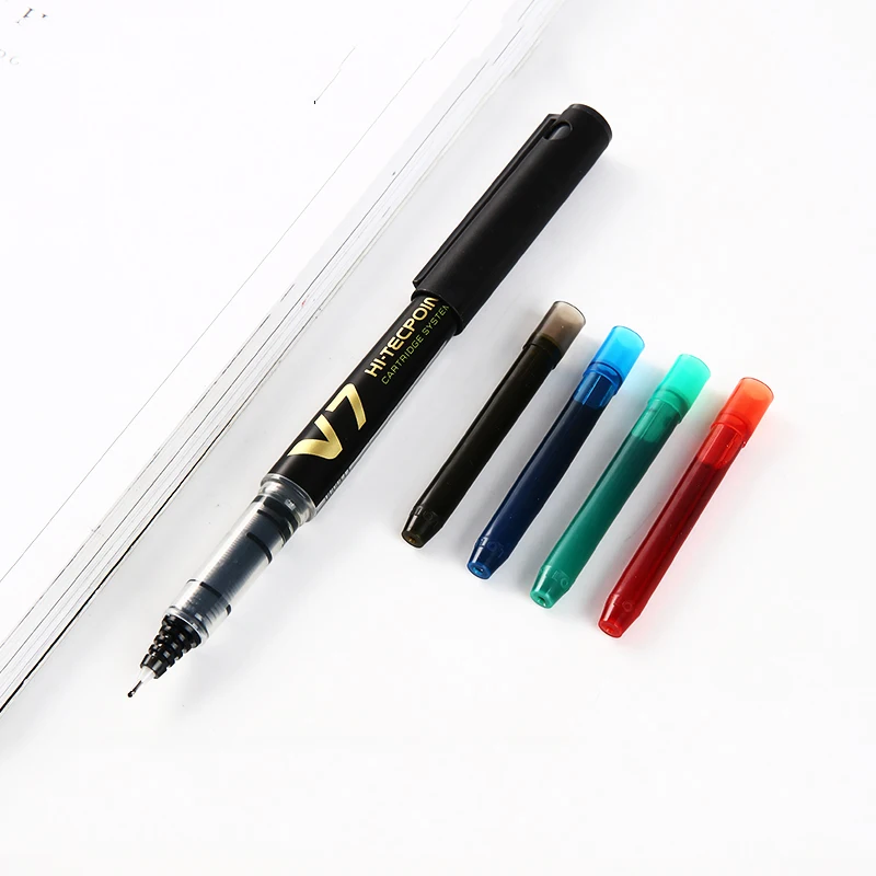 LifeMaster Japan Pilot Pen Ink Cartridge BXS-IC Gel Pen BXC-V5 Refill (3pcs ink/pack) Writing Supplies BXS-IC-S3