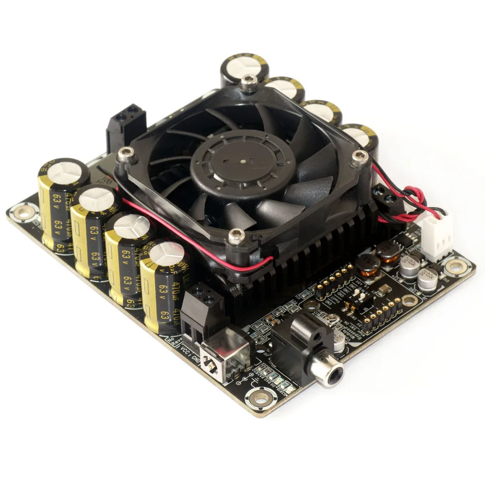 1 × 500ワットクラスdデジタルオーディオアンプボードt-ampハイファイ高電力ステレオ車のサブウーファー車amp