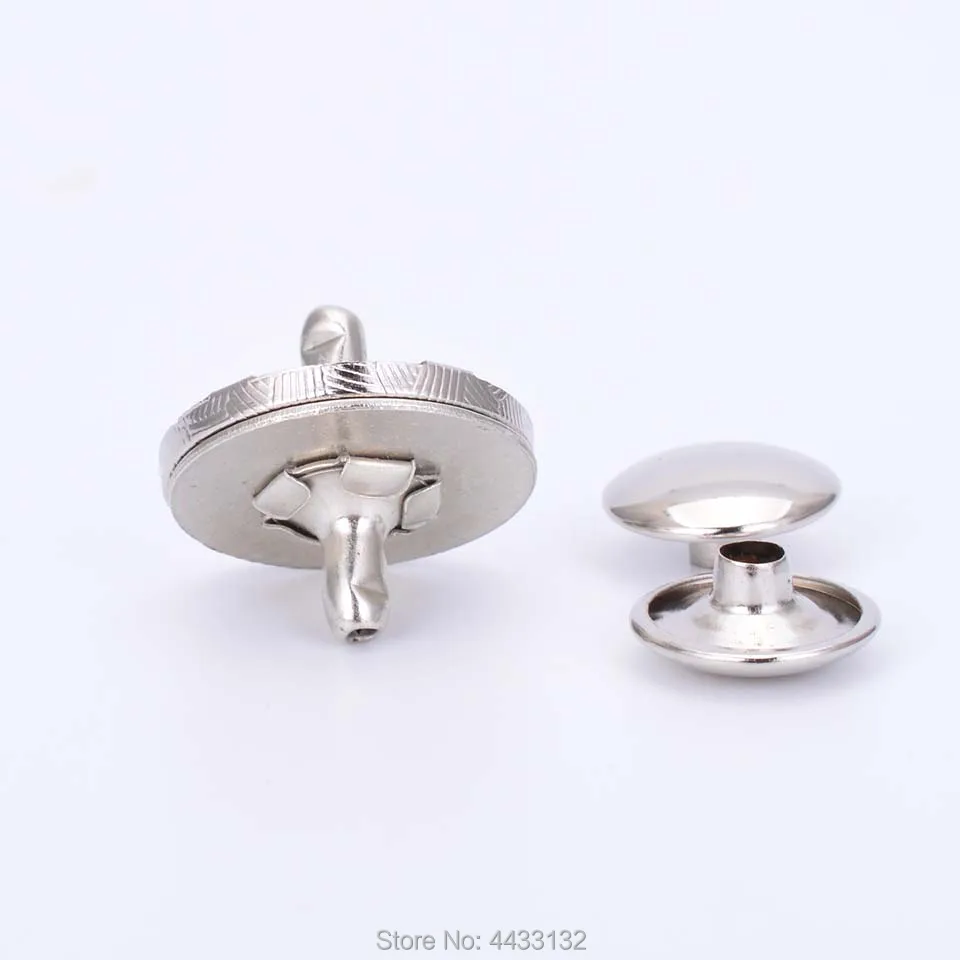 10Sets Double-sided rivet thin strong magnetic handbag snap buttons diy Accessories Wallet buckle Clothes button 14mm18mm