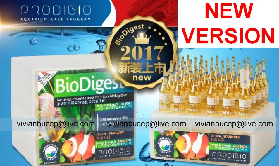 

Prodibio BioDigest fish tank PRODIBIO Aquarium Care Bacterial Solution fish tank Free Shipping