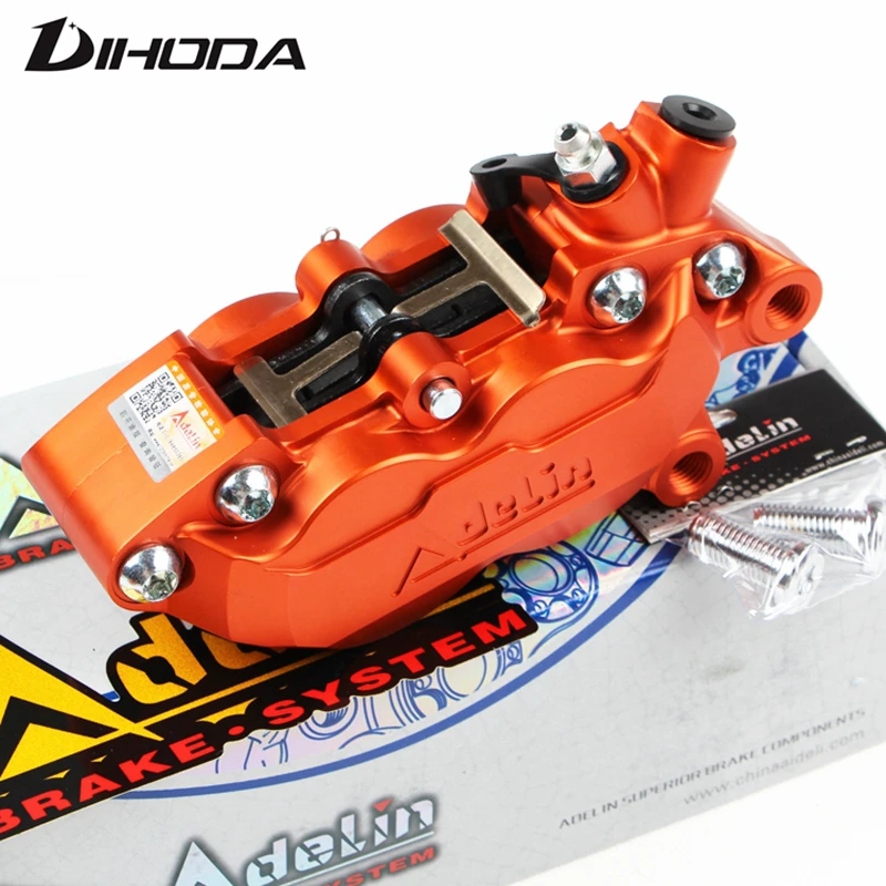 Adelin ADL-7 ADL-20 Brake caliper HF6/F101 Motorcycle Disc Brake Caliper Right Left 4 Piston 40mm For BWS RSZ CNC Honda cbr 1000