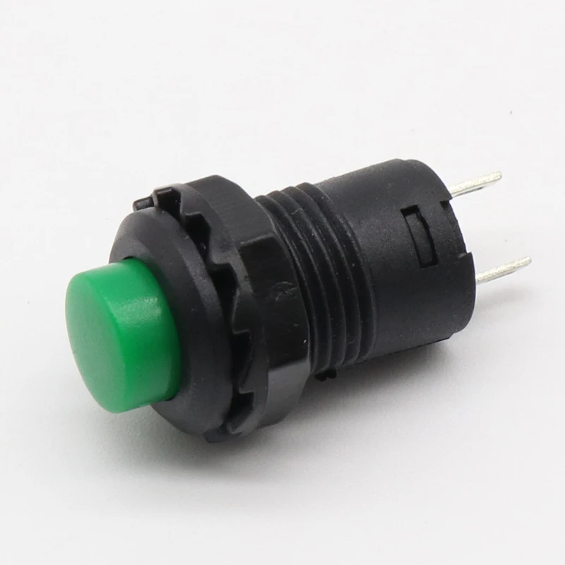 30pcs 12mm Lock Latching OFF- ON Push Button Switch maintained fixed pushbutton switches