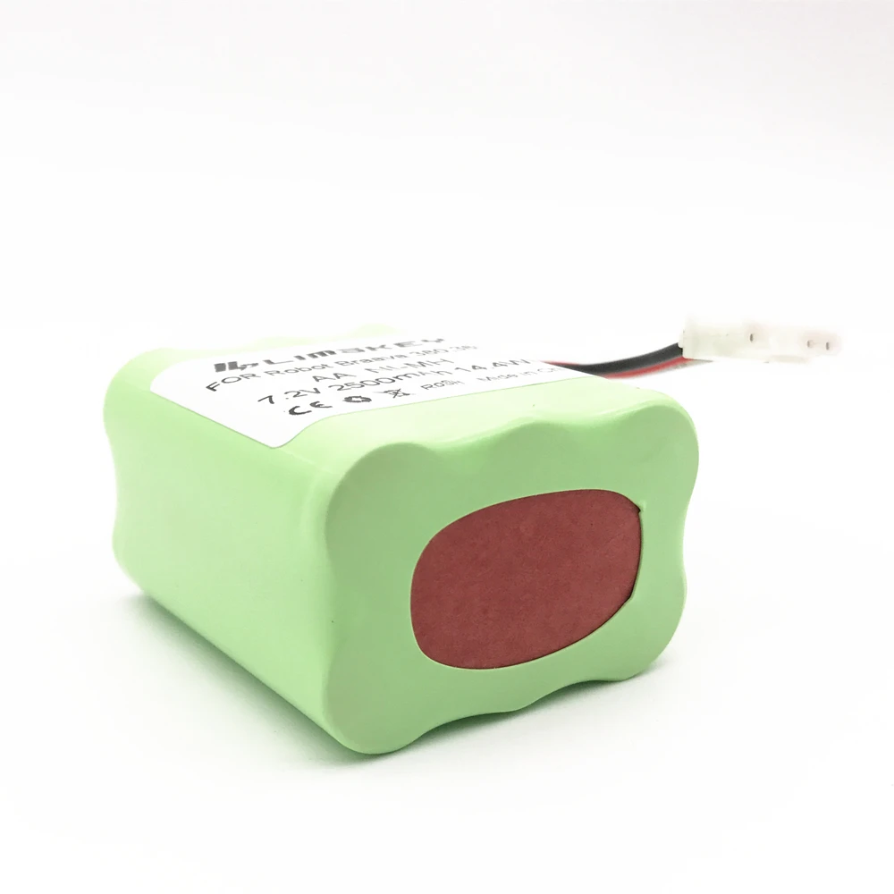 7.2V 2500MAhแบตเตอรี่Ni-MHสำหรับIRobot Braava 380T Mopping Robot Braava 380 Mint 5200 Mint 5200Cชั้นทำความสะอาด/Mopping Robot