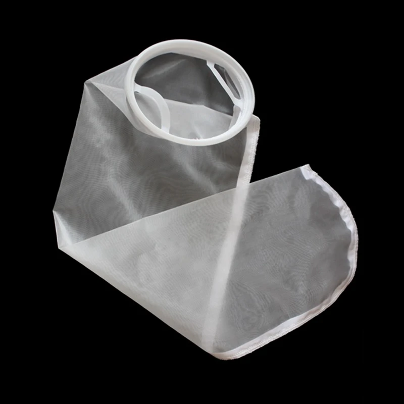 1pc 5Sizes 300Mesh Nylon Filter Bag Aquatic Animals Mesh Bag Wine Paint Coating Filtration Micron Filter Bag Anti Static Oil
