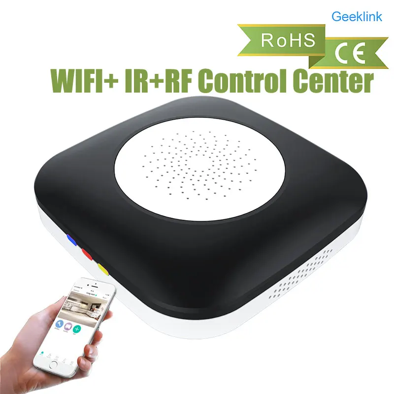 Geeklink-Mini Thinker Smart Home, Control remoto Universal, WIFI + IR + Centro de Control RF, Compatible con Alexa para smart home