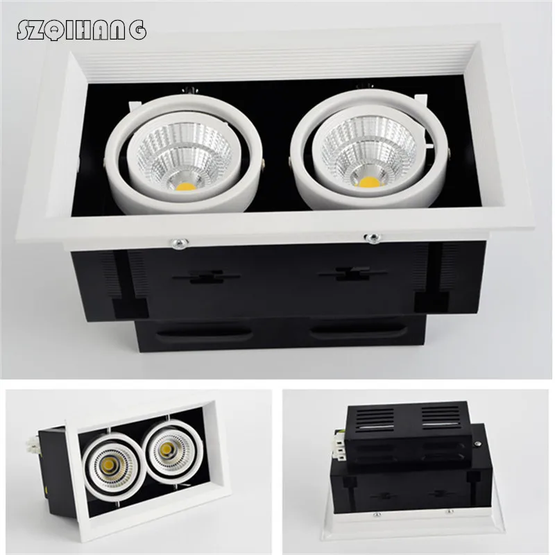 AC85-265V 12W 2x12W 3x12W LED Ceiling Downlight Recessed LED Wall lamp Spot light With LED Driver For Home Lighting