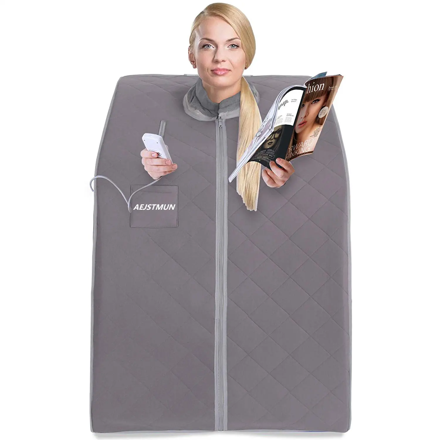 Far Infrared Sauna For SPA  Weight Loss Negative Ion Detox Therapy  Personal Dry Room Folding Chair