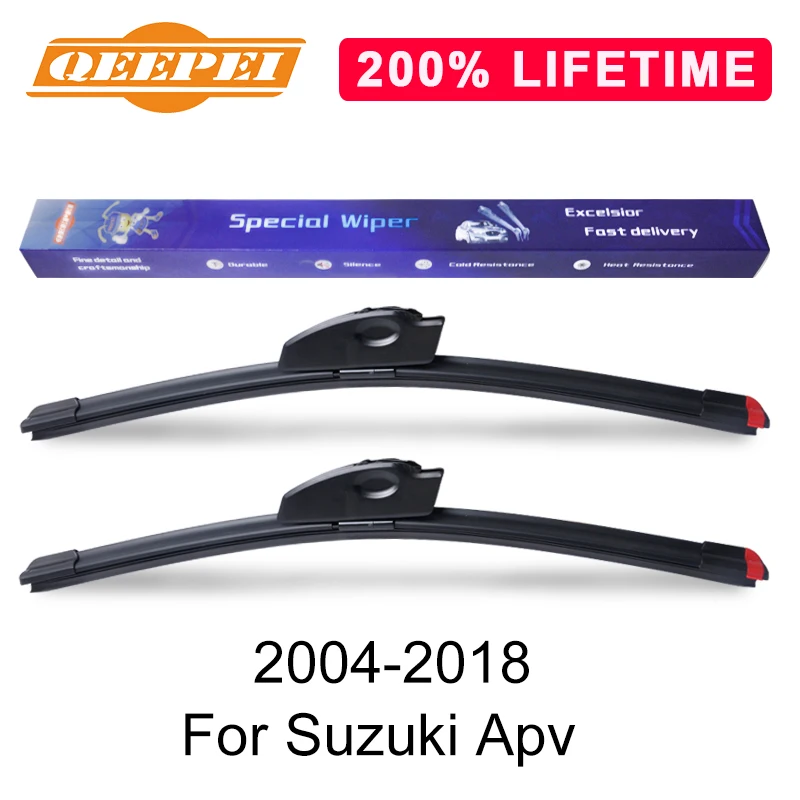 

QEEPEI Replace Wiper Blade For Suzuki Apv 2004-2018 Silicone Rubber Windshield Windscreen Wiper Auto Car Accessories