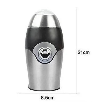 

FeiC 1pc new arrival Electrical Coffee Grinder 70g capacity 220v-240v Stainless steel mill grinding beans for office home use