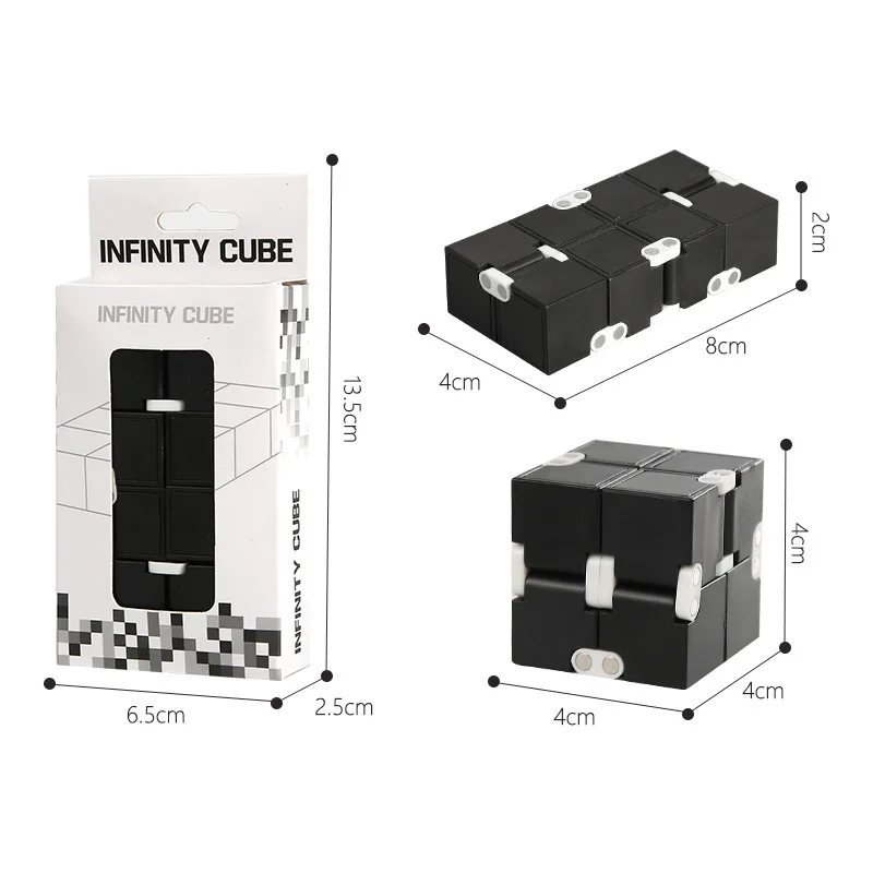 

Spot Unlimited Magic Cube Flip Pocket Magic Cube Infinite Block Creative Decompression Toys for Children 3d Puzzle Free Mail