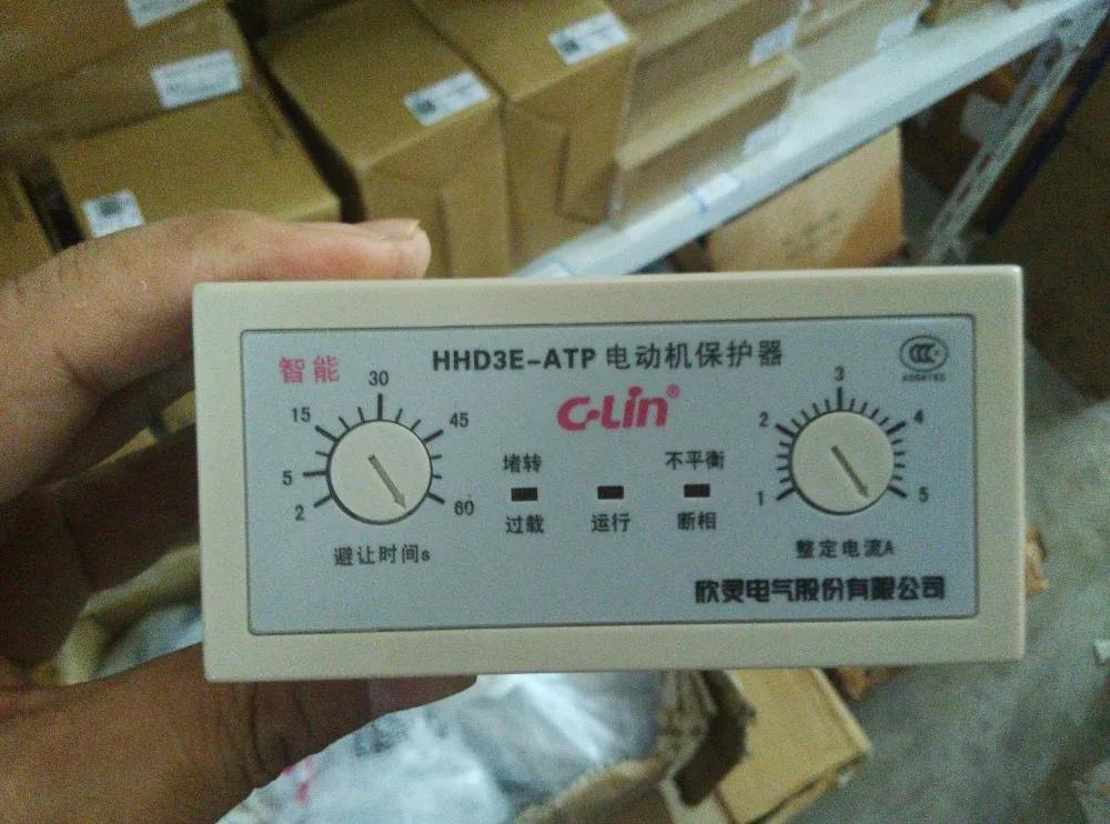 Brand new original authentic C-Lin HHD3E-ATP (1~5A) Motor three-phase unbalanced stall protector AC380V