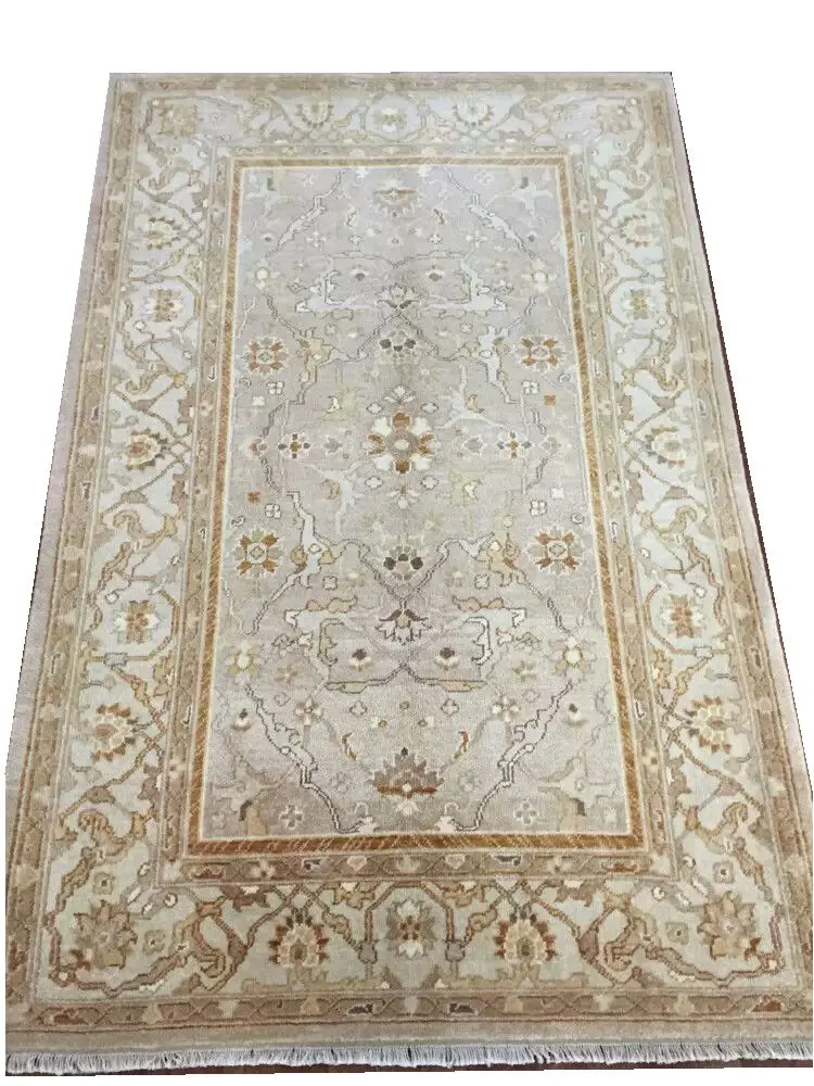 

Oushak Rugs Large Vintage Style Antique Decor For Living Room Classic Knitting The Plant Design Wool Knitting Carpets