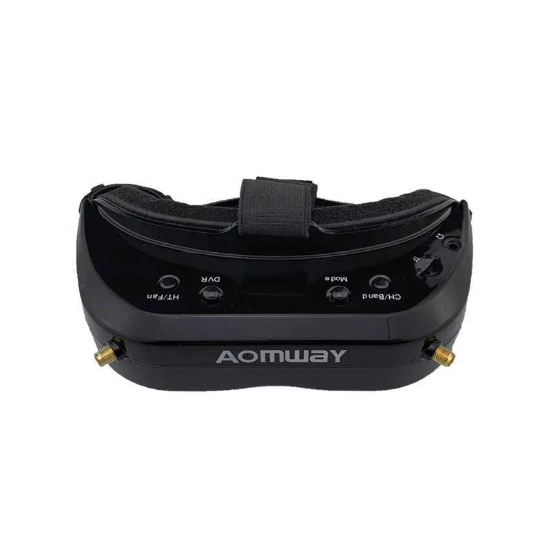 2019 nuovi occhiali Commander Aomway V1S 2D 3D 64CH 5.8G FPV supporto per cuffie Video HDMI 720p DVR Headtracker invece V1 v2