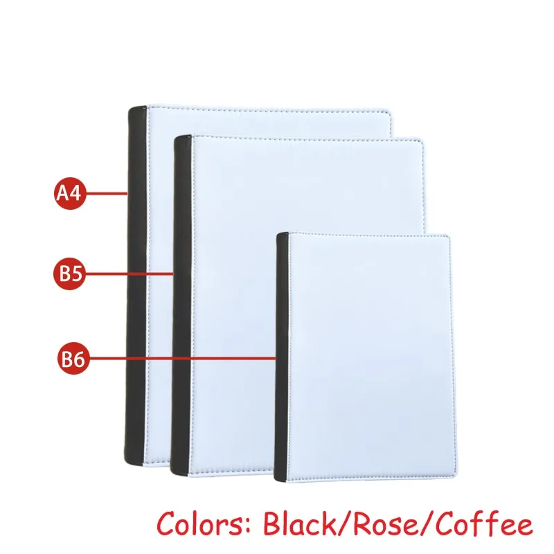 2pcs/lot Blank Sublimation B6 paper Leather Notebook For Hot transfer Printing Leather Blank consumables DIY Gifts 12.5x19cm