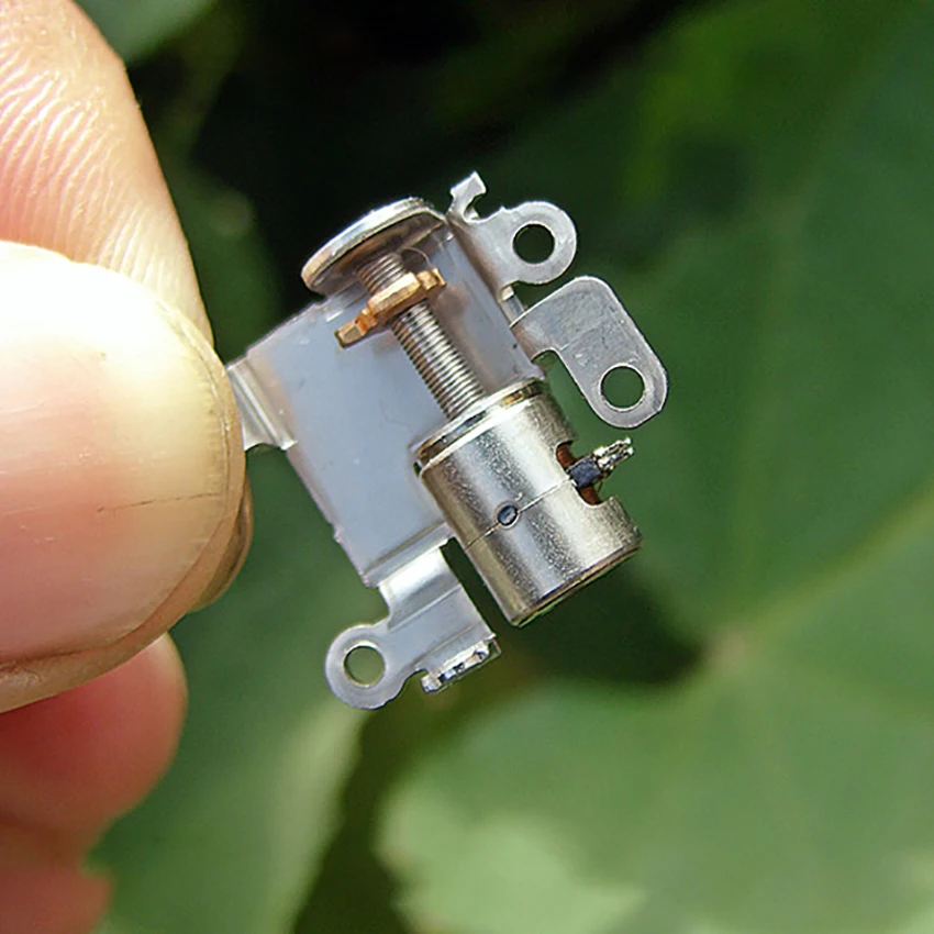6.5MM Stepper Motor Micro Stepping Motor With Slider 2 Phase 4 Wire Stepper Motor 3V-5V Screw Precision Metal Slide Table DIY