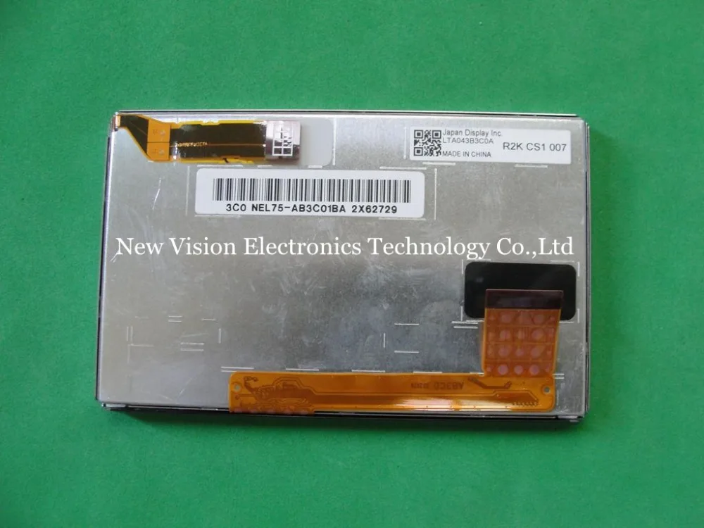 LTA043B3C0A LTA043B3COA جديد الأصلي 4.3 بوصة لوحة ال سي دي للسيارة لتحديد المواقع والملاحة لوحة القيادة
