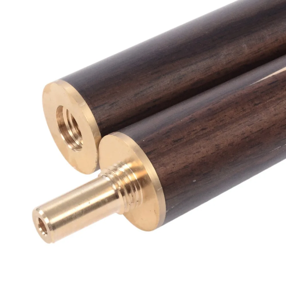 CUESOUL Classic Handmade 57 Inch Rosewood 3/4 Piece Snooker Cue + Black Cue Case and Cue Extension